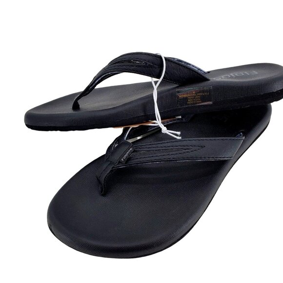 New FLOJOS Sandals Women's 6 Classic Slip-on Flip-flops Everyday shoes Black - Picture 13 of 15